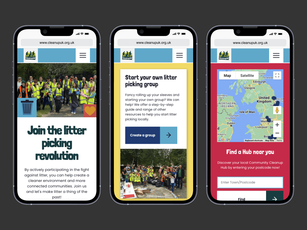 Example 2 of Cleanup UK website