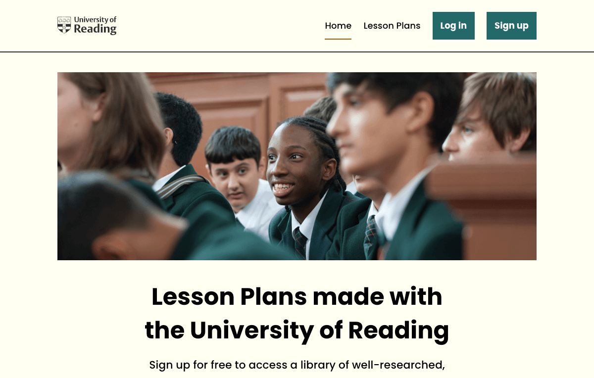Lesson plans website