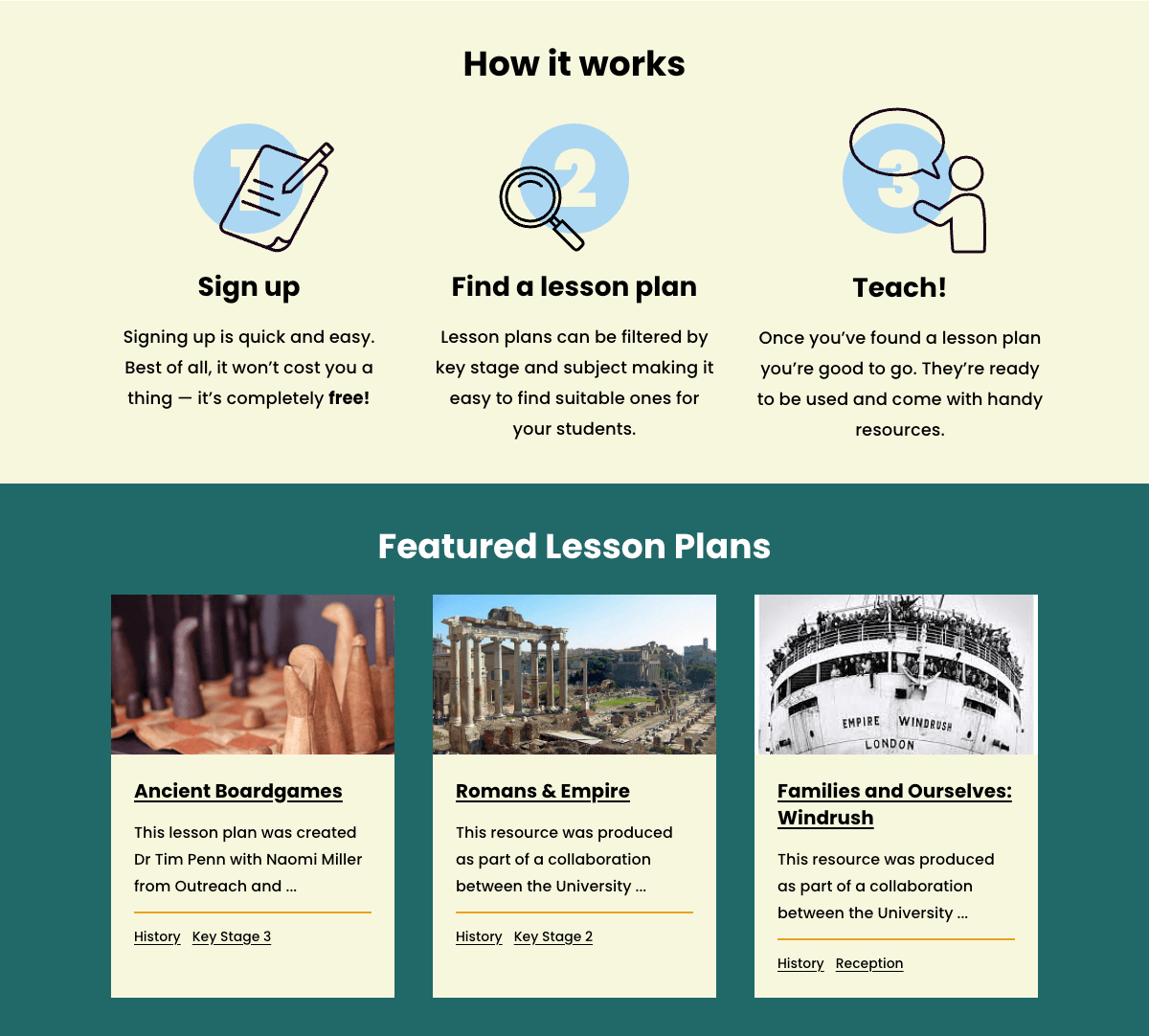 Homepage Screenshot