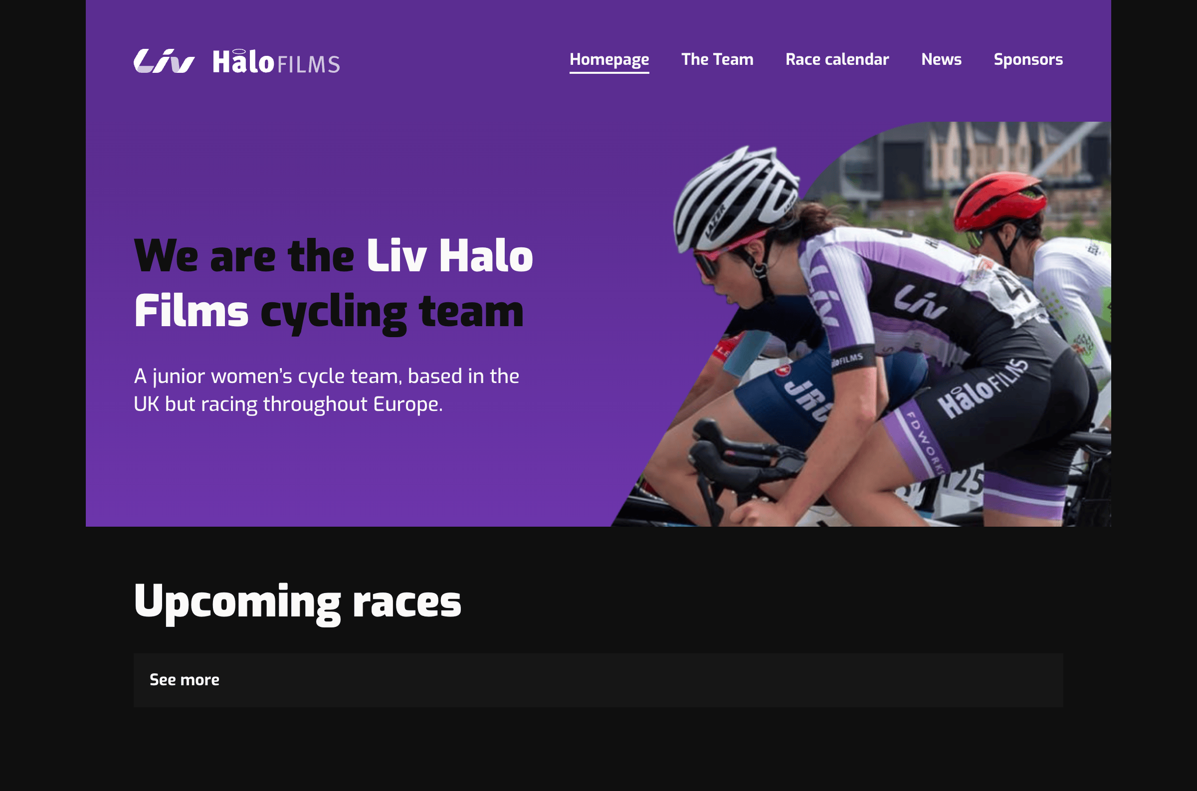 Liv Halo website